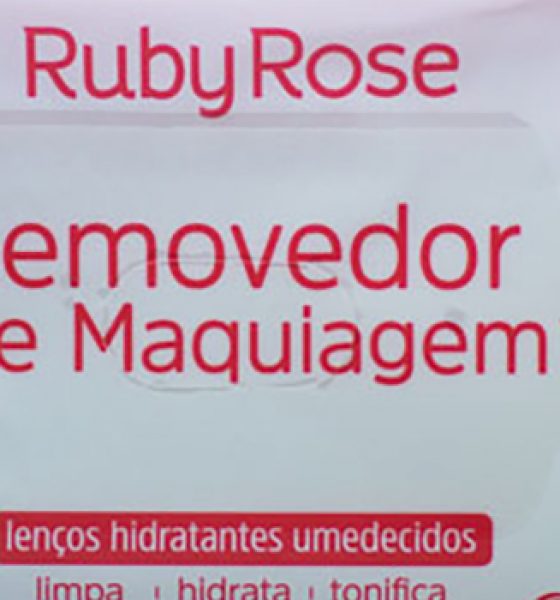 Ruby Rose – Lenços Removedores de Maquiagem